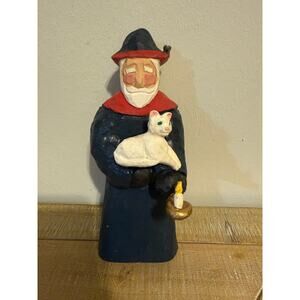 The Great American Taylor Collection Wooden Santa. Richard Claus (Wales)